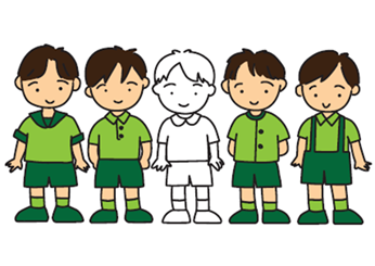男児用塗り絵課題